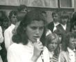 1973.Szkola Podstawowa nr 3 w Gostyniu - uroczysty apel z okazji przekazania wladzy nowej Radzie Samorzadu Uczniowskiego (1974 r.)