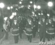 3079. Orkiestra Deta na schodach prowadzacych na Gore Zamkowa (obchody 700-lecvia Gostynia, 1 kwietnia 1978 r.)