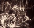 3441.Gostynscy harcerze w czasie obozu w okolicach Leby (1947 r.)