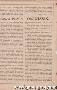 1003.Jednodniowka wydana z okazji 10-tej Rocznicy Odzyskania Niepodleglosci (Gostyn, 1928 r.)