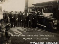 1013. Poswiecenie samochodu strazackiego w Gostyniu (15 wrzesnia 1934 r.)