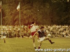 1029.Mecz reprezentacji U-18 Polska-Francja na stadionie OSiR w Gostyniu (13 sierpnia 1991 r.), Polacy poniesli porazke 0-1 (bramke w 33 minucie strzelil Vincent Petit).JPG