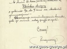 1032. Rozkaz zbiorki harcerskiej w zwiazku z obchodami imienin Marszalka Jozefa Pilsudskiego (Gostyn, 17 marca 1934 r.)