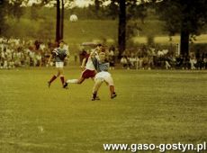 1034.Mecz reprezentacji U-18 Polska-Francja na stadionie OSiR w Gostyniu (13 sierpnia 1991 r.), Polacy poniesli porazke 0-1 (bramke w 33 minucie strzelil Vincent Petit).JPG