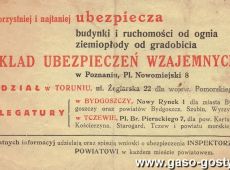 1049.Kwit za ubezpieczenie od ognia (Michalowo, 10  listopada 1934 r.)