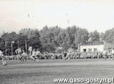 1049.Puchar Polski w pilce noznej Kania Gostyn - Zaglebie Sosnowiec (0-6), stadion w Gostyniu (18 sierpnia1976 r.)