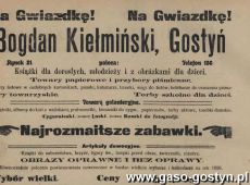 1049.Reklama z  Oredownika Urzedowego (Gostyn, 1925 r.)