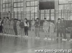 1050.Druzyna MZKS Kania Gostyn - halowy turniej pilki noznej w hali sportowej Szkoly Podstawowej nr 2 w Gostyniu