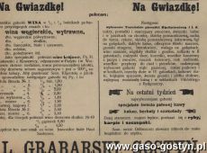 1050.Reklama z  Oredownika Urzedowego (Gostyn, 1925 r.)