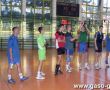 1057.Dni Gostynia w 1999 roku - towarzyski turniej pilki siatkowej w hali sportowej SP 2