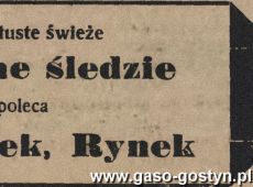 1057.Reklama z Oredownika Gostynskiego (Gostyn, 1930 r.)