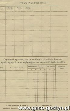 1060.Druk zarzadzenia egzekucyjnego przez Urzad Skarbowy (lata 30. XX wieku)