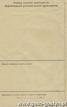 1061.Druk zarzadzenia egzekucyjnego przez Urzad Skarbowy (lata 30. XX wieku)
