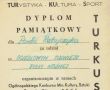 1077.Dyplom pamiatkowy dla Pawla Ratajczyka za udzial w osiedlowym turnieju pilki noznej (Gostyn, 1970 r.)