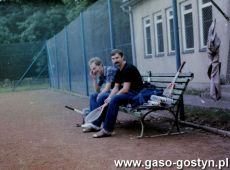 1083.Kort tenisowy w Osrodku Sportu i Rekreacji w Gostyniu (1990 r.).JPG
