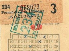 1084.Kupon Poznanskiej Gry Liczbowej Koziolki (1 stycznia 1967 r.)