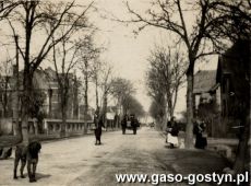 1088. Ulica 3 Maja (obecnie Wroclawska) w Gostyniu - 1928 r.