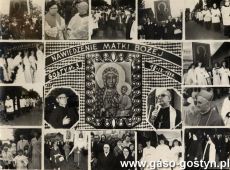 1098.Nawiedzenie Matki Bozej w Jasnogorskim Obrazie w parafii farnej w Gostyniu (1977 r.)