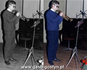 11.Mariusz Sobecki na III Wojewodzkim Konkursie Mlodych Instrumentalistow Czlonkow Orkiestr Detych OSP w Osiecznej (1987 r.)