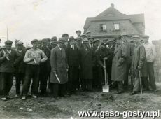 1105. Rozpoczecie prac budowlanych pod Dom Swietlice im. Jozefa Pilsudskiego (1935 r.)