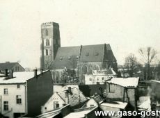 1131.Gostynska fara - widok z Gory Zamkowej (okres miedzywojenny)