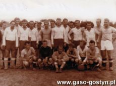 1134.Pilkarze gostynskiej Kani na zdjeciu z poczatku lat 60. XX wieku