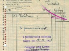 1137.Rachunek dla Kasy Koscielnej w Starym Gostyniu wystawiony przez Drogerie pod Lwem Ludwika Ciszaka (12 grudnia 1938 r.)