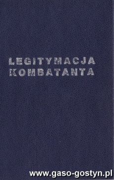 1146.Legitymacja kombatanta Zwiazku Bojownikow o Wolnosc i Demokracje