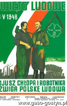 1150. Plakat - Swieto Ludowe (1948 r.)