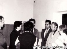 1155. Delegacja z Marisfeld (NRD) w Szkole Podstawowej nr 3 w Gostyniu (1982 r.)