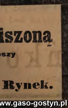 1175.Reklama z Oredownika Urzedowego Powiatu Gostynskiego (1925 r.)