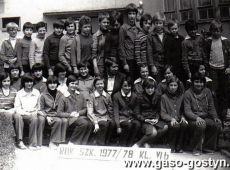 1179.Klasa VI B - Szkola Podstawowa nr 3 w Gostyniu (rok szkolny 1977-1978)