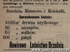 1179.Reklama z Oredownika Urzedowego Powiatu Gostynskiego (1925 r.)