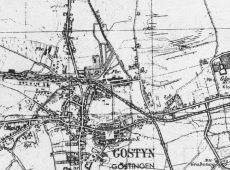 1191.Gostyn - mapa (1944 r.)