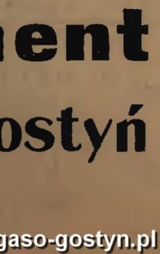 1193.Reklama z Oredownika Urzedowego Powiatu Gostynskiego (1925 r.)