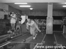 1194.Kregielnia KS Start w Gostyniu - towarzyski turniej w kreglarstwie pomiedzy klubami siatkarskimi MZKS Kania Gostyn i BSG Motor Steinach (NRD) - 1987 r..JPG
