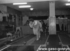1199.Kregielnia KS Start w Gostyniu - towarzyski turniej w kreglarstwie pomiedzy klubami siatkarskimi MZKS Kania Gostyn i BSG Motor Steinach (NRD) - 1987 r..JPG