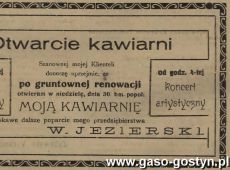 1209.Reklama z Oredownika Urzedowego Powiatu Gostynskiego (1925 r.)