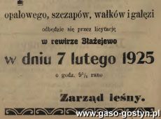 1210.Reklama z Oredownika Urzedowego Powiatu Gostynskiego (1925 r.)