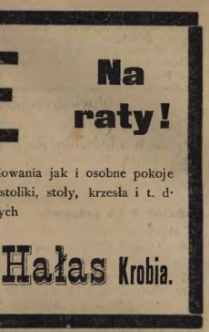 1213.Reklama z Oredownika Urzedowego Powiatu Gostynskiego (1925 r.)