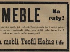 1213.Reklama z Oredownika Urzedowego Powiatu Gostynskiego (1925 r.)