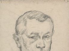 1221.Ludwik Sehr (1895-1938) -autoportret