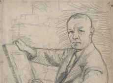 1223.Ludwik Sehr (1895-1938) -autoportret