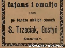 1231.Reklama z Oredownika Urzedowego Powiatu Gostynskiego (1925 r.)