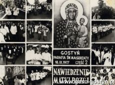 1233.Nawiedzenie Matki Bozej w Jasnogorskim Obrazie w parafii farnej w Gostyniu (1977 r.)