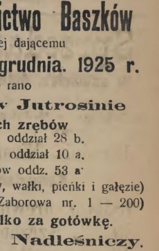 1235.Reklama z Oredownika Urzedowego Powiatu Gostynskiego (1925 r.)