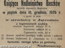 1235.Reklama z Oredownika Urzedowego Powiatu Gostynskiego (1925 r.)