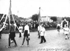 1236.Rynek w Gostyniu - procesja Bozego Ciala w 1969 roku