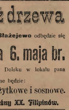 1239.Reklama z Oredownika Urzedowego Powiatu Gostynskiego (1925 r.)