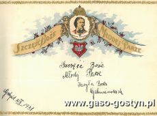 124. Telegram slubny - Gostyn 1931r.